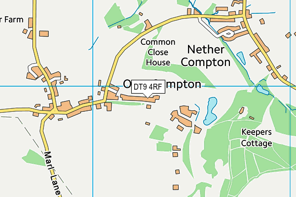 DT9 4RF map - OS VectorMap District (Ordnance Survey)