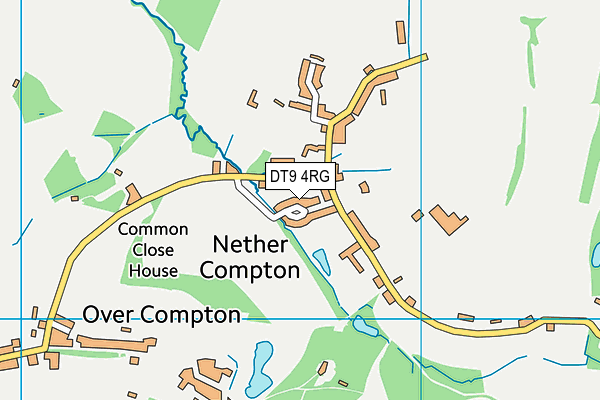 DT9 4RG map - OS VectorMap District (Ordnance Survey)