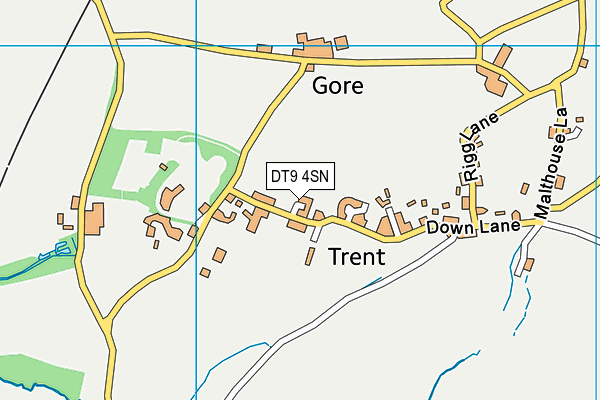 DT9 4SN map - OS VectorMap District (Ordnance Survey)