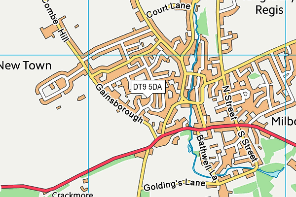 Map of ABBEY CONTRACTORS (SW) LTD at district scale