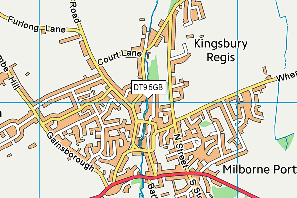 DT9 5GB map - OS VectorMap District (Ordnance Survey)