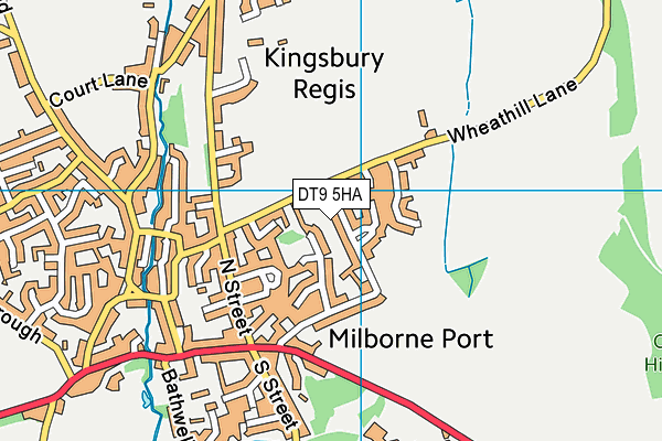 DT9 5HA map - OS VectorMap District (Ordnance Survey)