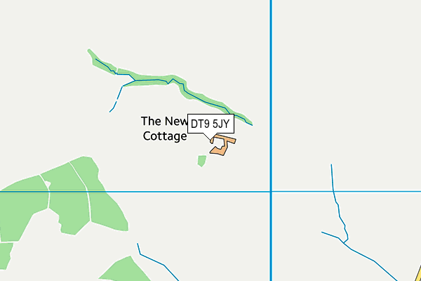 DT9 5JY map - OS VectorMap District (Ordnance Survey)