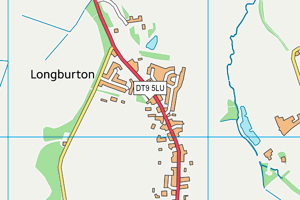 DT9 5LU map - OS VectorMap District (Ordnance Survey)