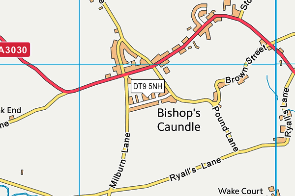 DT9 5NH map - OS VectorMap District (Ordnance Survey)