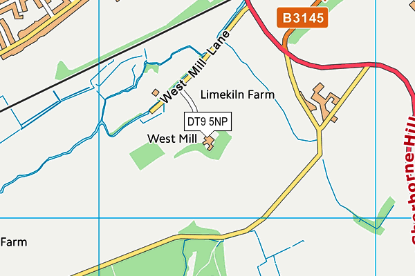 DT9 5NP map - OS VectorMap District (Ordnance Survey)