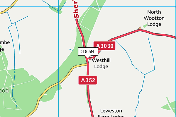 DT9 5NT map - OS VectorMap District (Ordnance Survey)