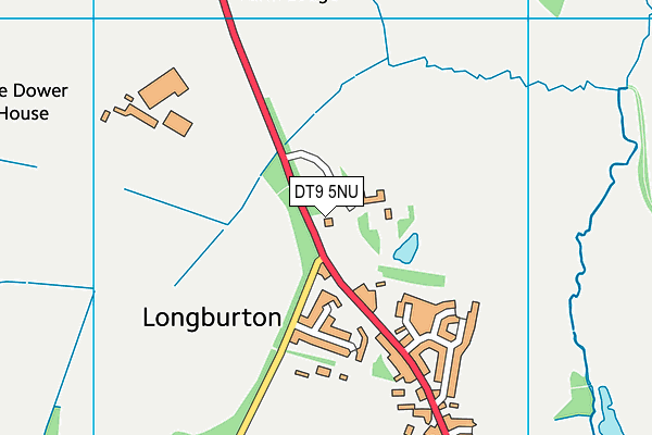 DT9 5NU map - OS VectorMap District (Ordnance Survey)