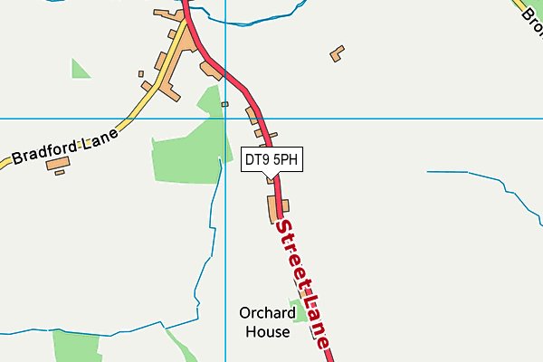 DT9 5PH map - OS VectorMap District (Ordnance Survey)