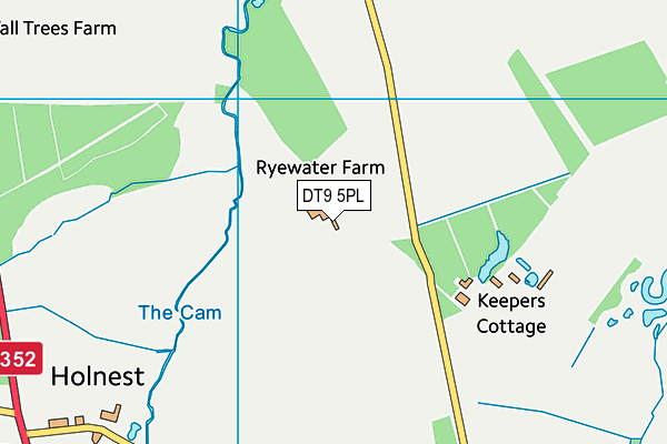 DT9 5PL map - OS VectorMap District (Ordnance Survey)