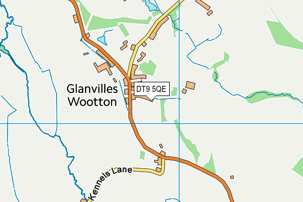 DT9 5QE map - OS VectorMap District (Ordnance Survey)