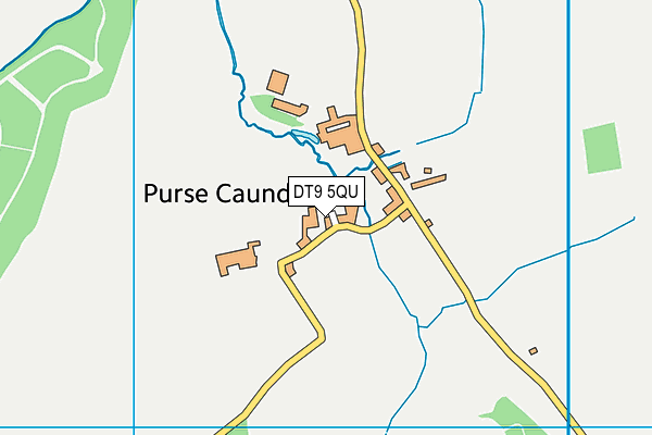 DT9 5QU map - OS VectorMap District (Ordnance Survey)