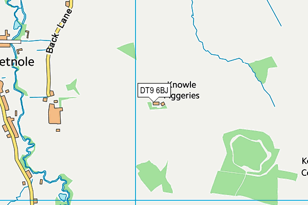 DT9 6BJ map - OS VectorMap District (Ordnance Survey)