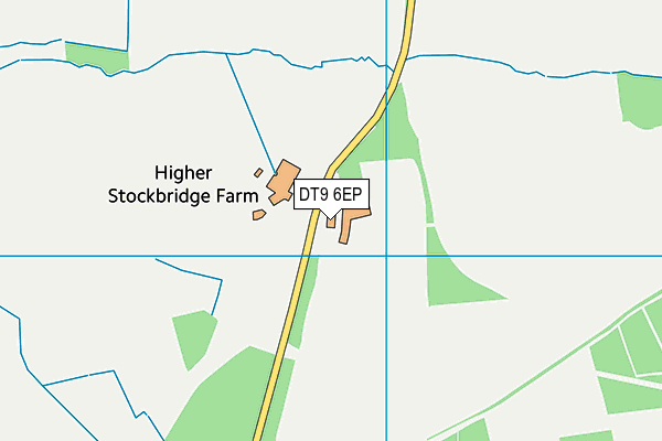 DT9 6EP map - OS VectorMap District (Ordnance Survey)