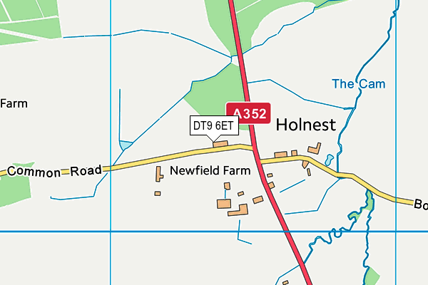 DT9 6ET map - OS VectorMap District (Ordnance Survey)