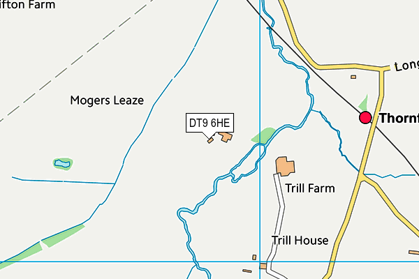 DT9 6HE map - OS VectorMap District (Ordnance Survey)