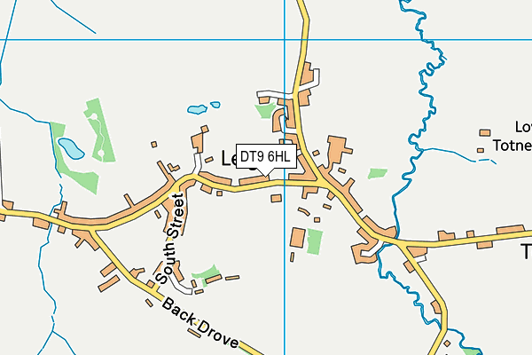 DT9 6HL map - OS VectorMap District (Ordnance Survey)