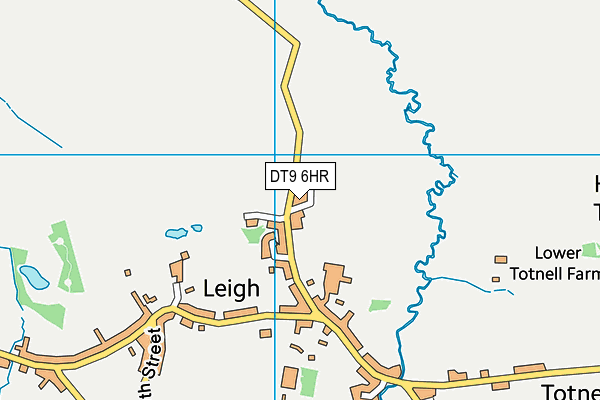 DT9 6HR map - OS VectorMap District (Ordnance Survey)