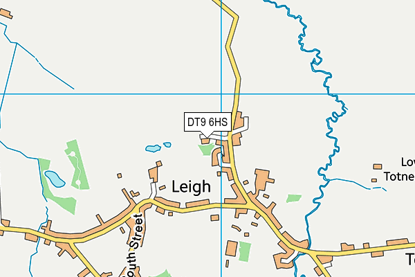 DT9 6HS map - OS VectorMap District (Ordnance Survey)