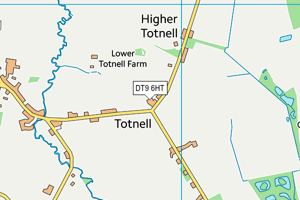 DT9 6HT map - OS VectorMap District (Ordnance Survey)