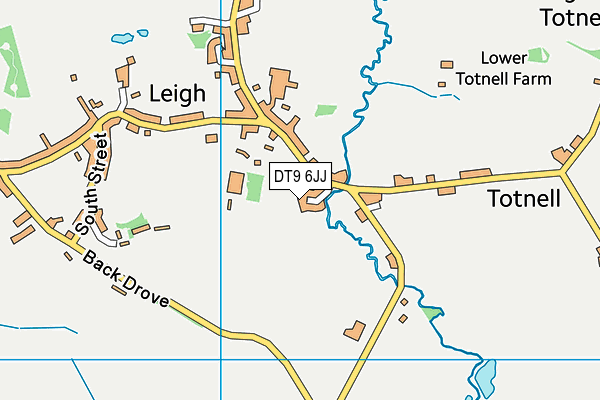 DT9 6JJ map - OS VectorMap District (Ordnance Survey)