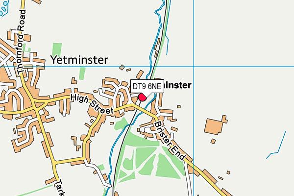 DT9 6NE map - OS VectorMap District (Ordnance Survey)