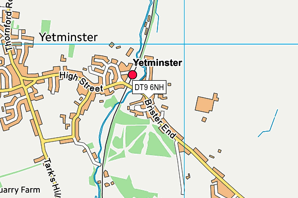 DT9 6NH map - OS VectorMap District (Ordnance Survey)