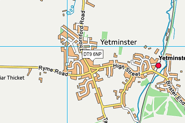 DT9 6NP map - OS VectorMap District (Ordnance Survey)