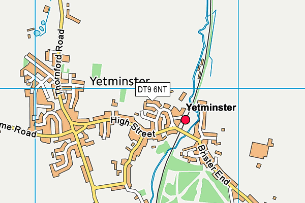 DT9 6NT map - OS VectorMap District (Ordnance Survey)