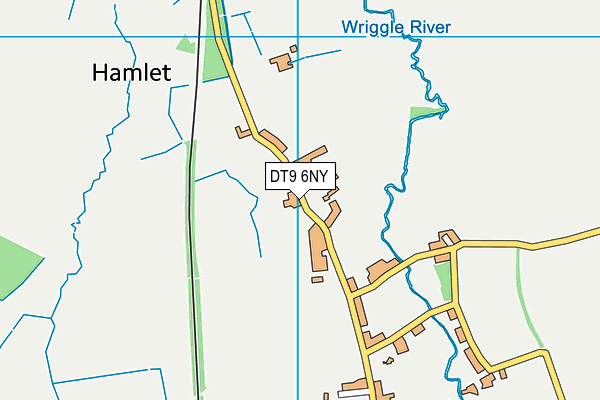 DT9 6NY map - OS VectorMap District (Ordnance Survey)