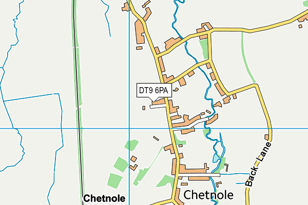 DT9 6PA map - OS VectorMap District (Ordnance Survey)