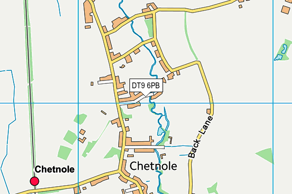 DT9 6PB map - OS VectorMap District (Ordnance Survey)