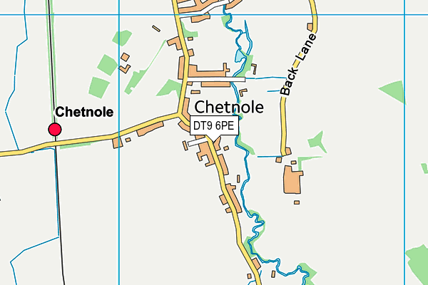 DT9 6PE map - OS VectorMap District (Ordnance Survey)