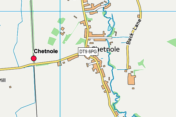 DT9 6PG map - OS VectorMap District (Ordnance Survey)