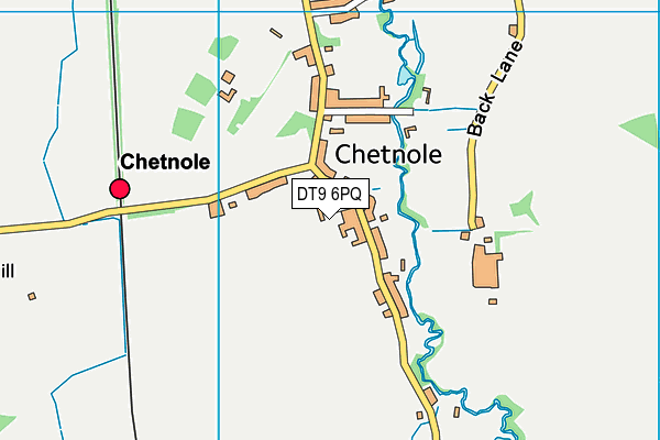 DT9 6PQ map - OS VectorMap District (Ordnance Survey)