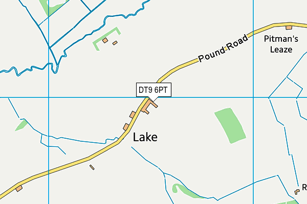 DT9 6PT map - OS VectorMap District (Ordnance Survey)