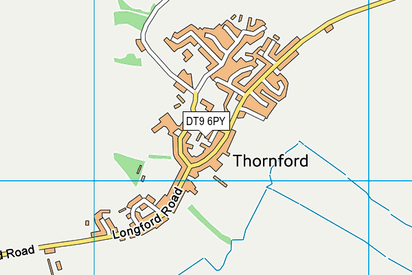 DT9 6PY map - OS VectorMap District (Ordnance Survey)