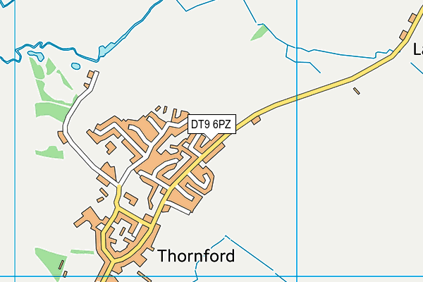 DT9 6PZ map - OS VectorMap District (Ordnance Survey)