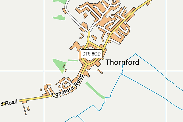 DT9 6QD map - OS VectorMap District (Ordnance Survey)