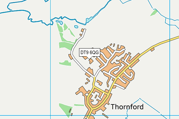 DT9 6QG map - OS VectorMap District (Ordnance Survey)