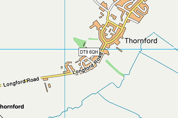 DT9 6QH map - OS VectorMap District (Ordnance Survey)