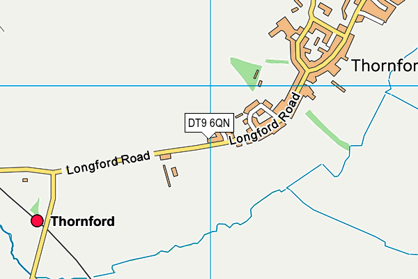 DT9 6QN map - OS VectorMap District (Ordnance Survey)