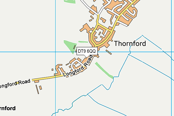 DT9 6QQ map - OS VectorMap District (Ordnance Survey)