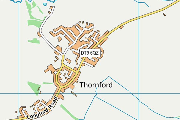 DT9 6QZ map - OS VectorMap District (Ordnance Survey)