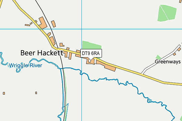 DT9 6RA map - OS VectorMap District (Ordnance Survey)
