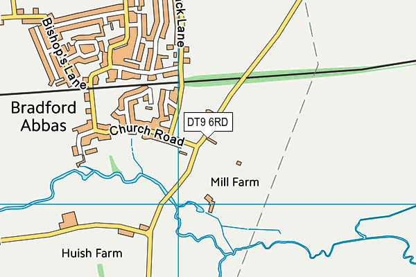 DT9 6RD map - OS VectorMap District (Ordnance Survey)