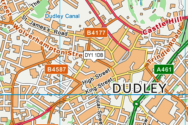 Active4less (Dudley) map (DY1 1DB) - OS VectorMap District (Ordnance Survey)