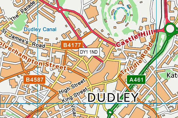 DY1 1ND map - OS VectorMap District (Ordnance Survey)