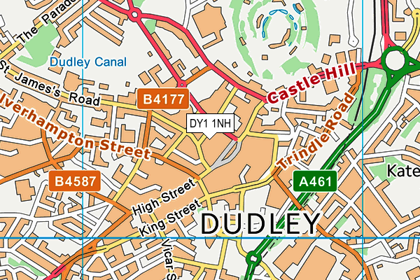 DY1 1NH map - OS VectorMap District (Ordnance Survey)