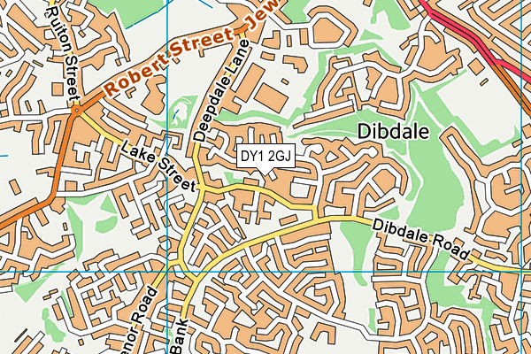 DY1 2GJ map - OS VectorMap District (Ordnance Survey)